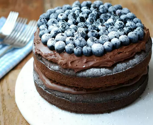 vegan chocolate cake from essential vegan